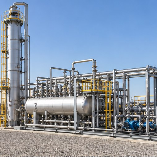 Gas dehydration and glycol regeneration package with contactor and circulation skid