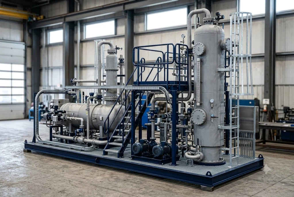 Custom modular process skids