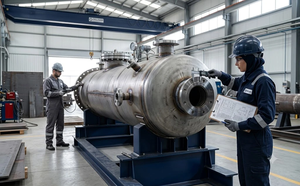 Quality inspection of process equipment